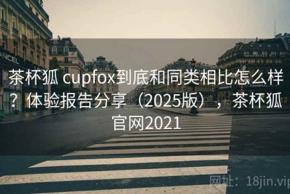 茶杯狐 cupfox到底和同类相比怎么样？体验报告分享（2025版），茶杯狐官网2021