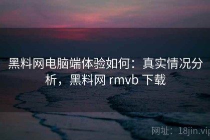 黑料网电脑端体验如何：真实情况分析，黑料网 rmvb 下载