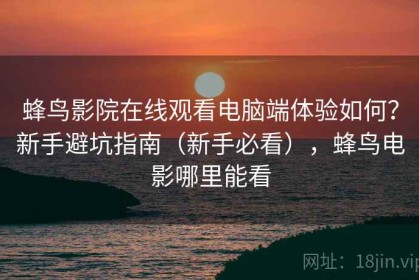 蜂鸟影院在线观看电脑端体验如何？新手避坑指南（新手必看），蜂鸟电影哪里能看