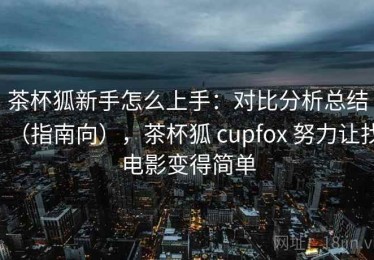 茶杯狐新手怎么上手：对比分析总结（指南向），茶杯狐 cupfox 努力让找电影变得简单