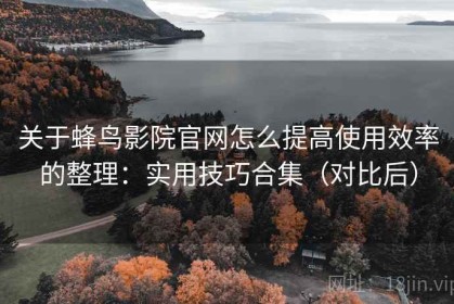 关于蜂鸟影院官网怎么提高使用效率的整理：实用技巧合集（对比后）