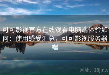 可可影视官方在线观看电脑端体验如何：使用感受汇总，可可影视服务器端
