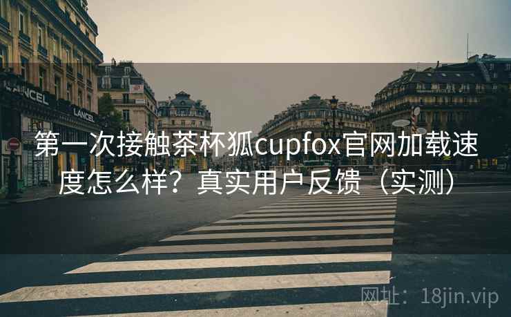第一次接触茶杯狐cupfox官网加载速度怎么样？真实用户反馈（实测）